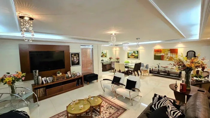 Apartamento residencial na Asa Norte (Brasília) com 4 quartos, 2 suítes e lazer completo