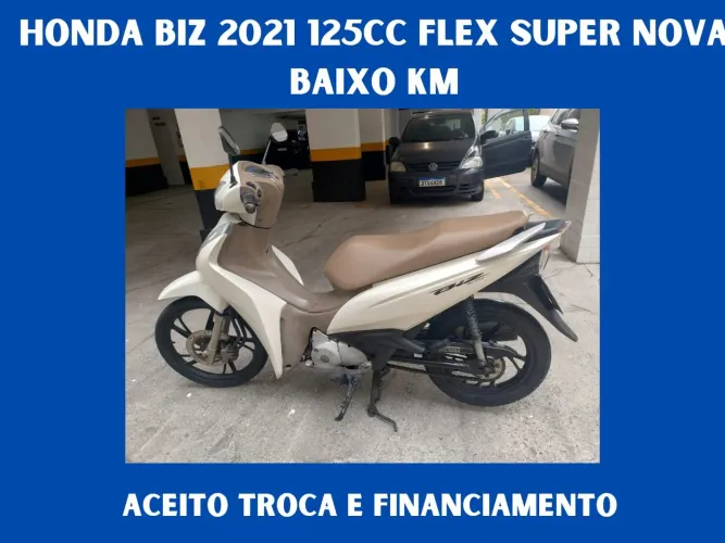 Honda Biz 2021 125cc flex Super Nova  - Aceito Troca e Financio 