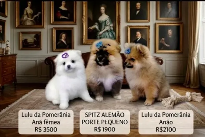 Spitz alemão ( Lulu da Pomerânia)