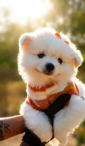 Bebê de spitz alemão disponíveis fêmea 