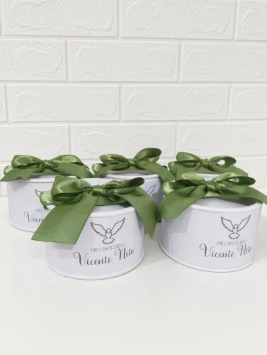 Tubolatas personalizada batizado padrinhos