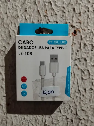 Cabo USB pra type-C