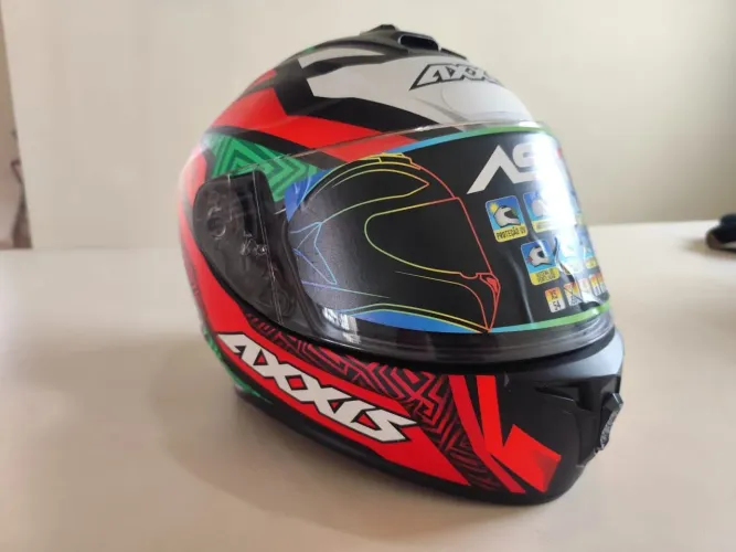 CAPACETE AXXIS ZERADO (NUNCA USADO) - TAMANHO 56 - R$ 380