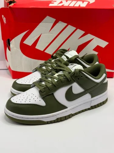 tenis nike dunk low verde escuro tam 42