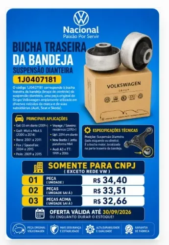 BUCHA TRASEIRA   (1J0407181)