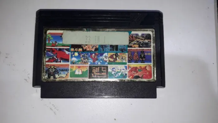 Cartucho 33 Jogos Em 1 Nes Nitendinho 60 Pinos 