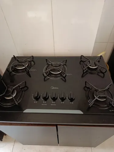 Cooktop 5 bocas + balcão