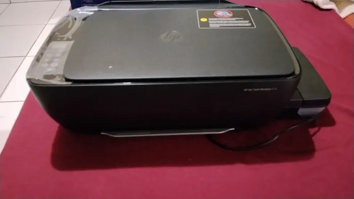 impressora marca HP com tanque de tinta multifuncional 