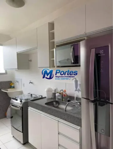 Apartamento locação Parque Rio Bandeira, 2 quartos com armarios, cozinha planejada, 1 vaga