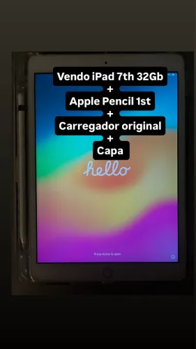iPad 7a geração 32gb com Apple Pencil 