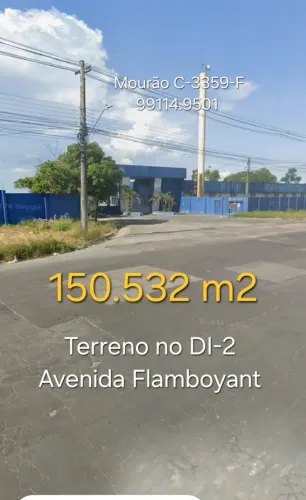 Terreno com 150.532m2 no Distrito Industrial 2. Excelente Localização, Av Flamboyant DI-2