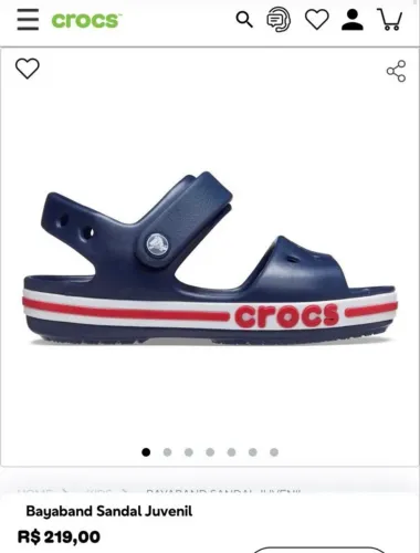 sandália crocs bayaband 31