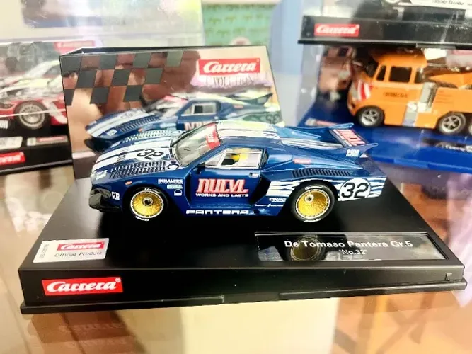 carrera evolution 27672 de tomaso pantera gr.9 autorama noruega exclusivo!