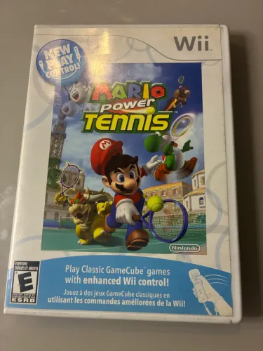 jogo Mario Power Tennis para o console Nintendo Wii