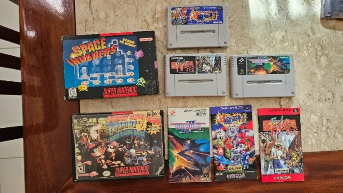 Jogos Originais Super Nintendo (SNES/Super Famicom) - Donkey Kong Country 2, Space Invader