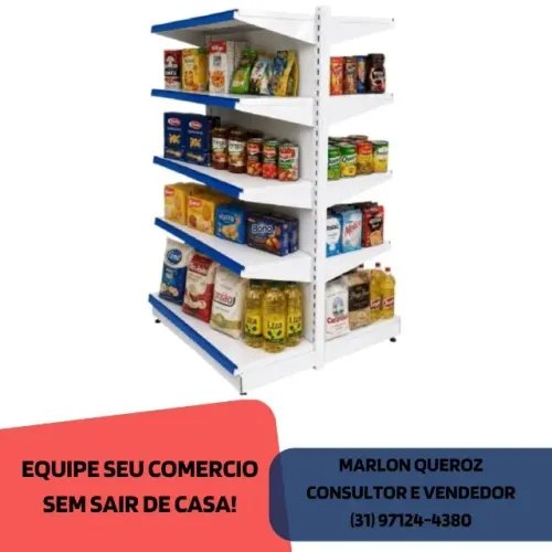 Gôndola de Centro Branca Polar 30x40