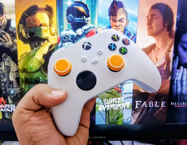 Controle Series S + Par de Grips + Garantia