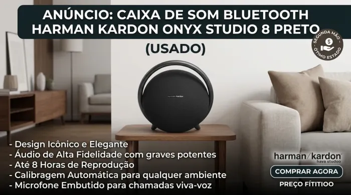 Caixa de som harman Kardon oxy 8
