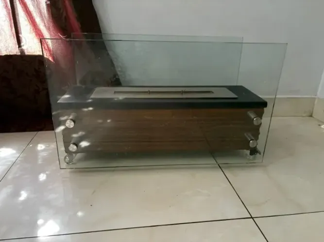 Lareira Ecológica a Álcool com Vidro Temperado