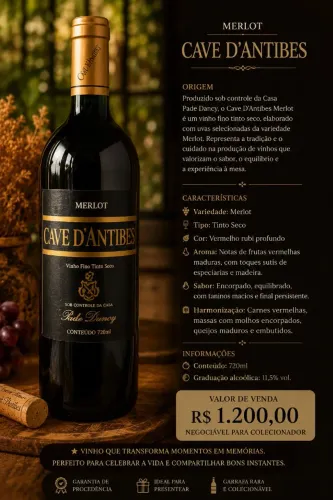 Vinho  CAVE D'ANTIBES