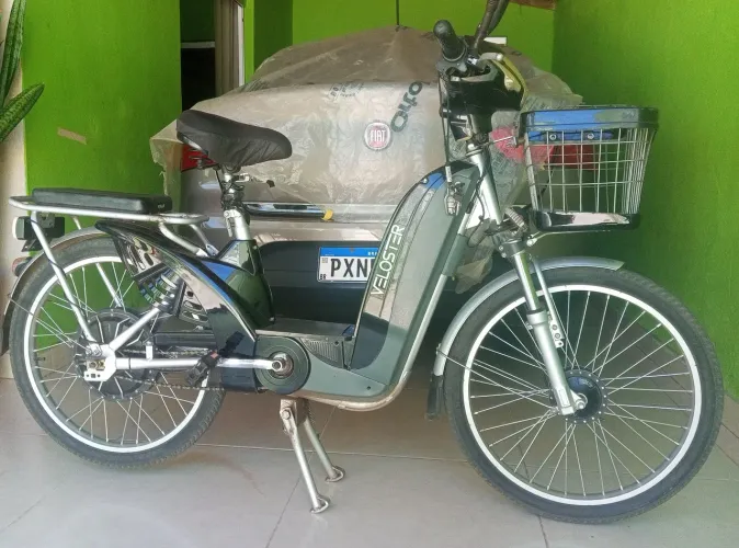 Bicicleta Elétrica Super Conservada, apenas R$ 4.900,00. 2023, BATERIA NOVA NA GARANTIA.