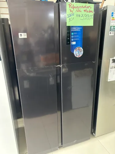 Refrigerador side by side só 10x 399