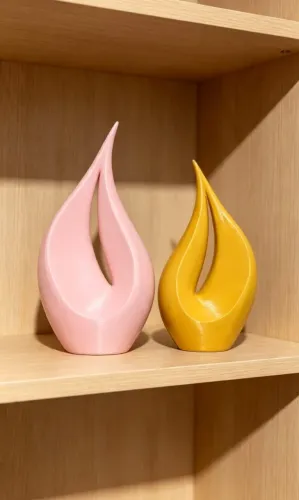 Vaso Decorativo Chama Monaco