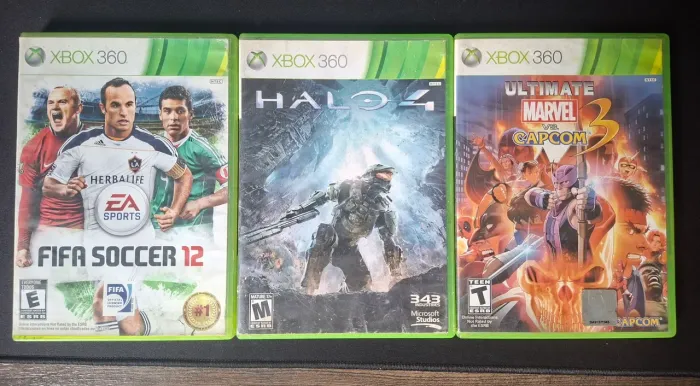 Pacote 3 jogos de Xbox 360