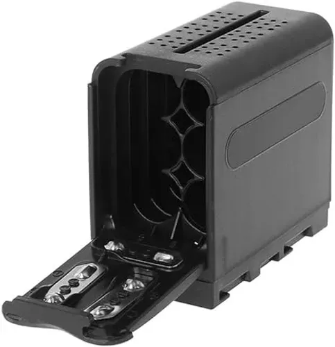 2 x Adaptador de Pilhas AA para Bateria Série NP-F970 para Iluminação