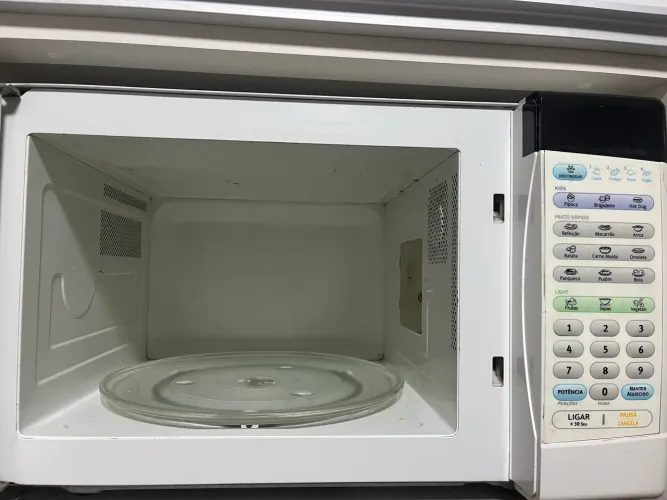 Microondas com defeito