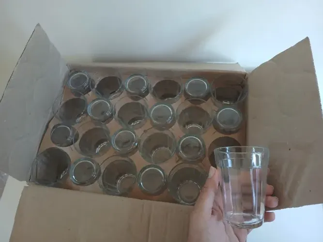 Caixa com 24 Copos Americanos 190ml Nadir Figueiredo (usados somente uma vez)