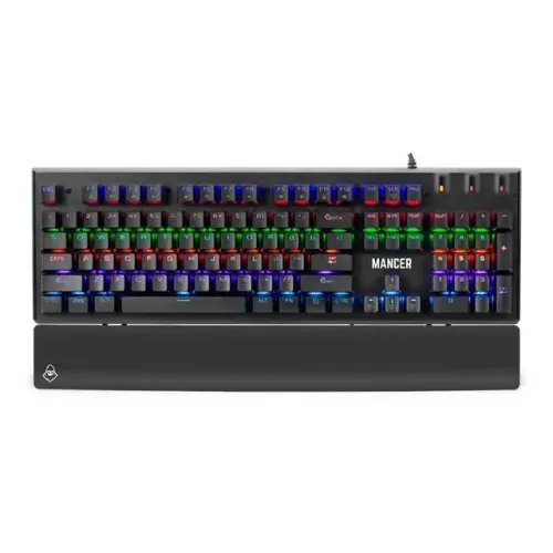 Teclado Mecânico Mancer Tharix Switch Vermelho ABNT2 | Novo | Loja Física