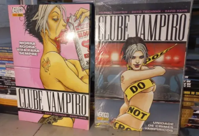 Hq Clube Vampiro /Panini - série Completa 2 edições -2014 Vertigo Chaykin Tischman Hahn No