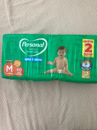Fralda Personal Premium 40 - Tamanho M