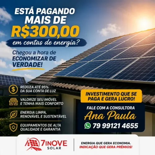 Usina de Projeto Solar.
