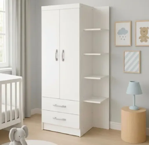 Guarda-roupa infantil branco