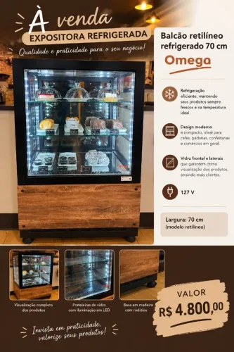 Vitrine Refrigerada Omega