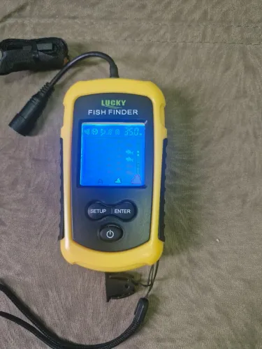 Sonar Localizador de peixe Lucky Fish Finder Novo