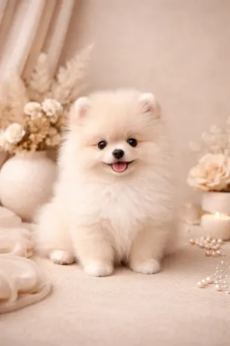 Lulu da pomerania macho pequeno 