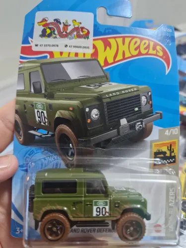 2021 HOT WHEELS - LAND ROVER DEFENDER 90 - GREEN - 32/250 - Blazers 4/10
