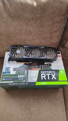 RTX 3070 GPU Placa de vídeo Galax 3 fans