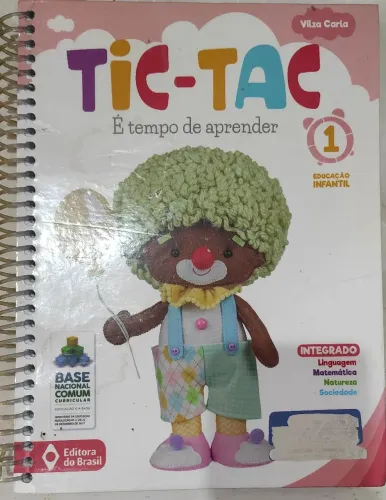 Livro tic-tac é tempo de aprender infantil 1
