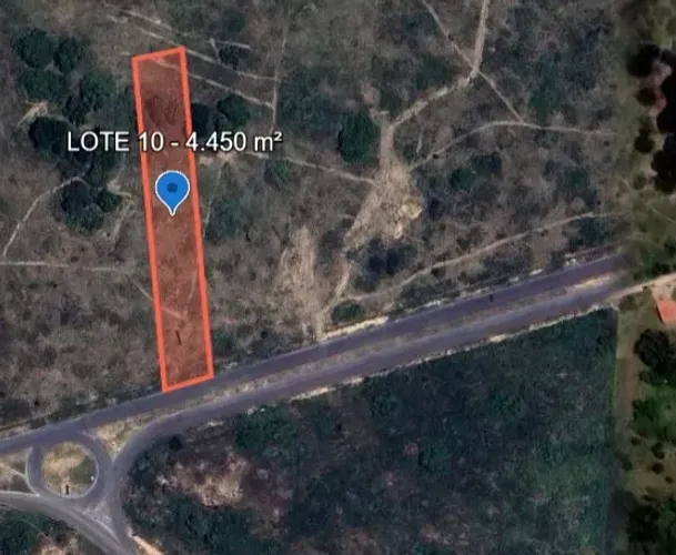 Maior lote disponível: 4.450 m² na Av. Antônio Rosalvo Bittencourt