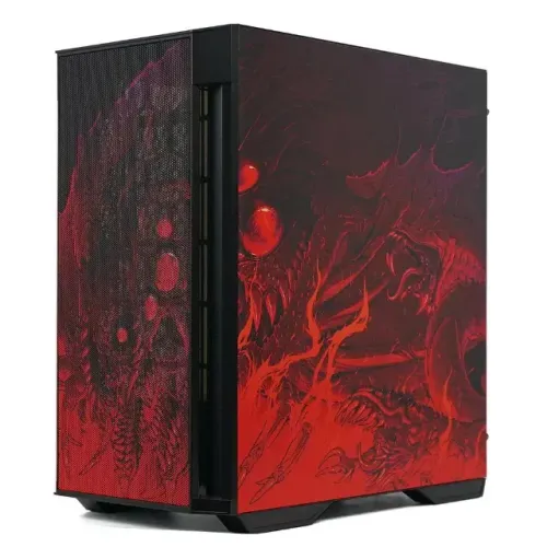 Gabinete Gamer Redragon Infernal Dragon Strafe, Mid Tower, Lateral Vidro Temperado