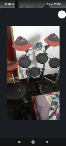 Vende-se Bateria eletrônica medeli DD501