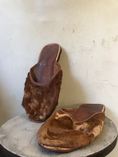 Mule de couro de vaca 