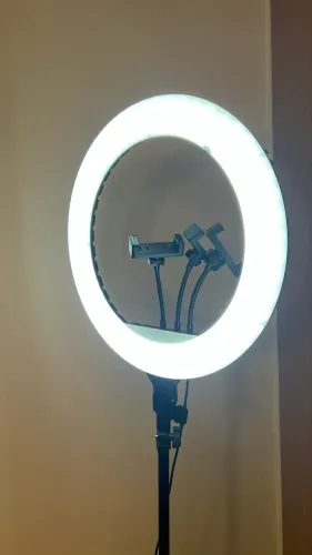 Ring Light Profissional LED 45cm + 3 Suportes Celular