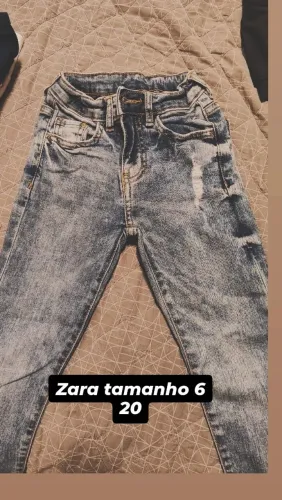 Calça jeans Zara tamanho 6