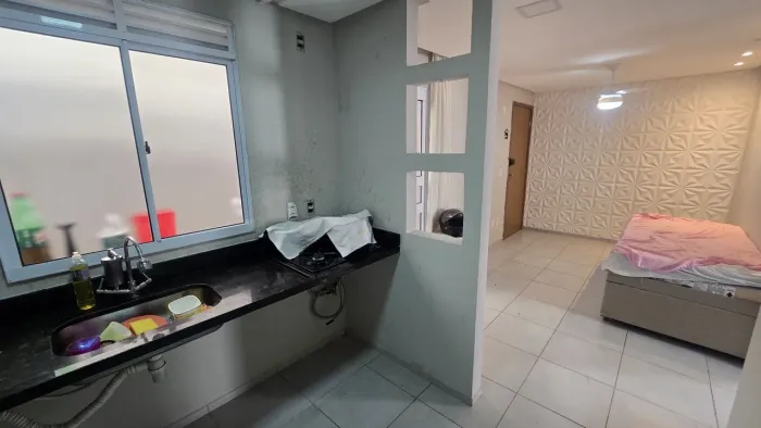 Apartamento com quintal