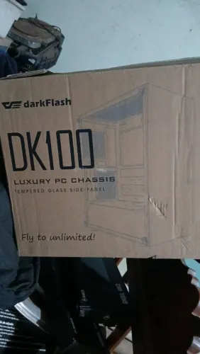 Gabinete gamer Dk100 Dark Flash 